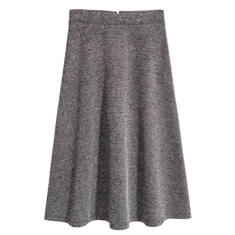 Textured Midi Skirt, NWT